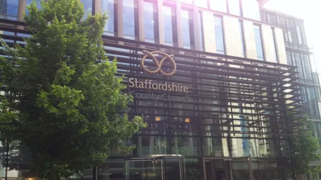 Staffordshire County Council outside