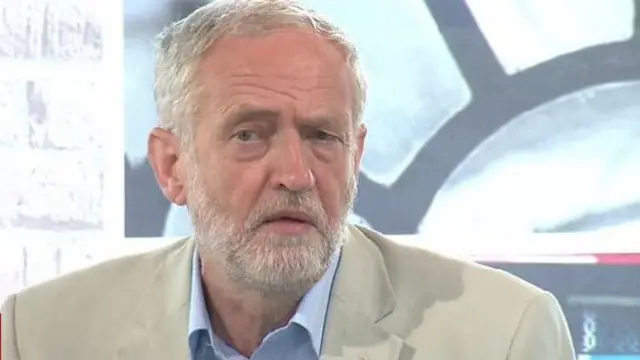 Jeremy Corbyn on Victoria Derbyshire programme