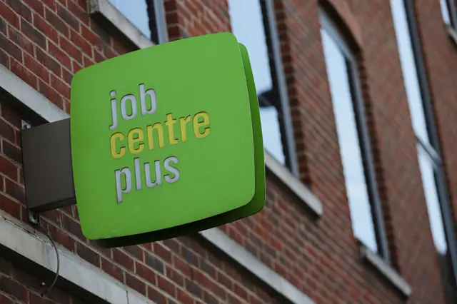 Job Centre Plus sign