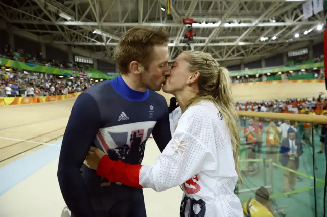 Jason Kenny and Laura Trott