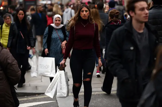 Oxford St shoppers