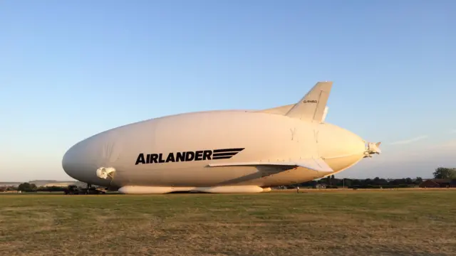 Airlander in take off position