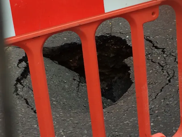 Hole in Cambridge road