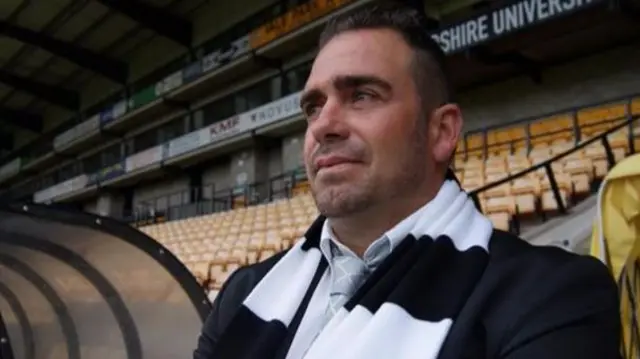 Bruno Ribeiro in Port Vale scarf