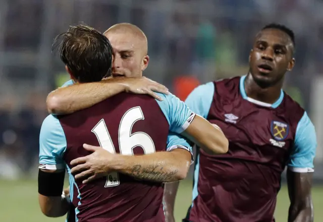 West Ham celebrate