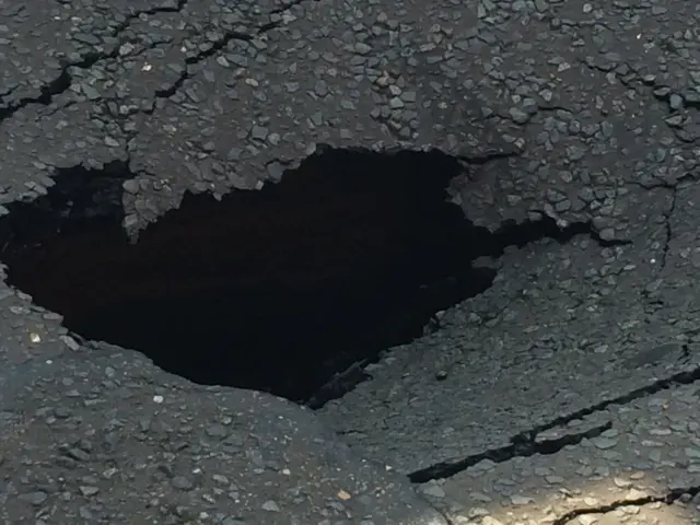 Cambridge sink hole