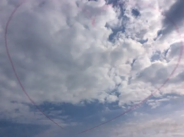 Heart in the sky over Bournemouth