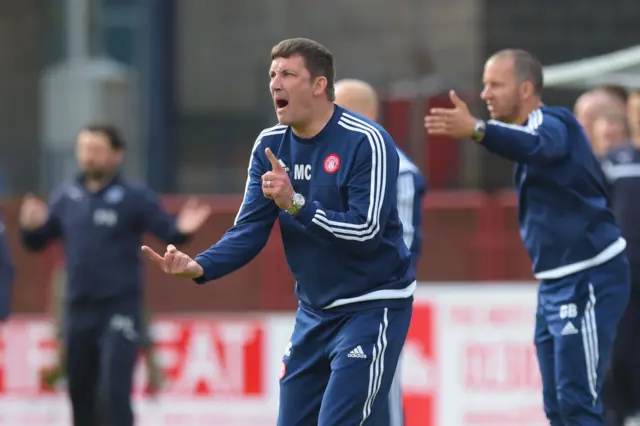 Hamilton Accies player-manager Martin Canning