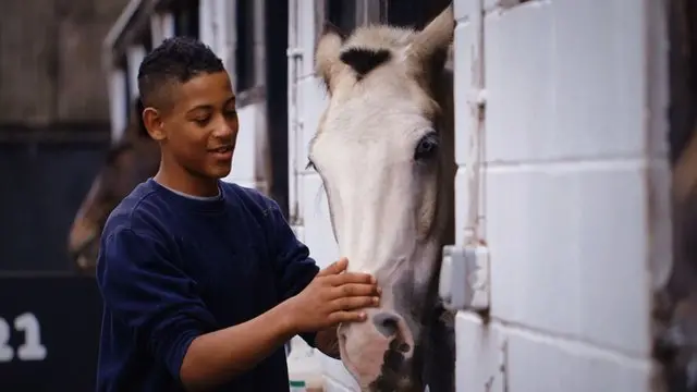 Kai's aim to become a showjumper helps with his ADHD