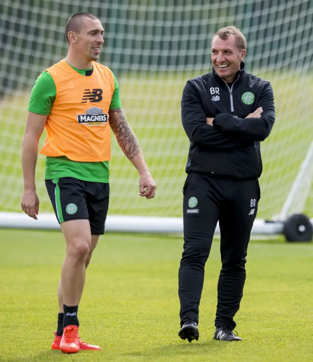 Scott Brown and Brendan Rodgers