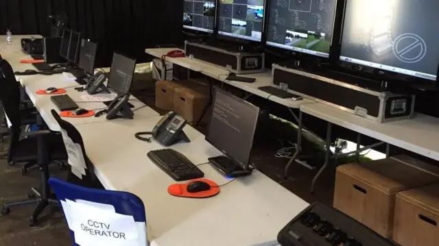 Police HQ at V Festival