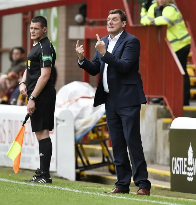 St Johnstone manager Tommy Wright