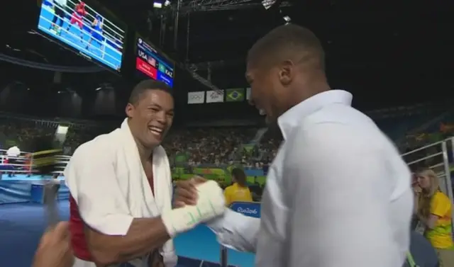 Joe Joyce and Anthony Joshua