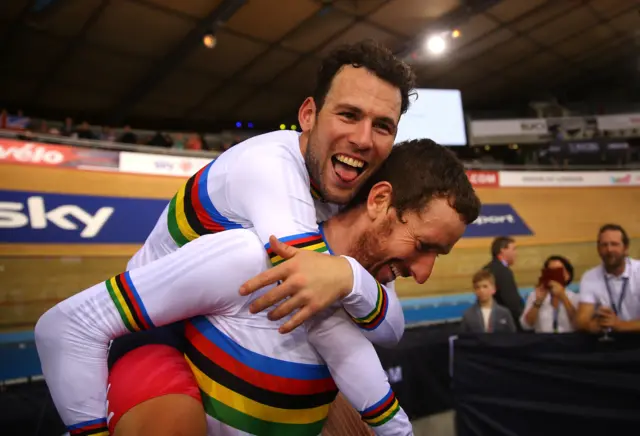 Mark Cavendish and Bradley Wiggins