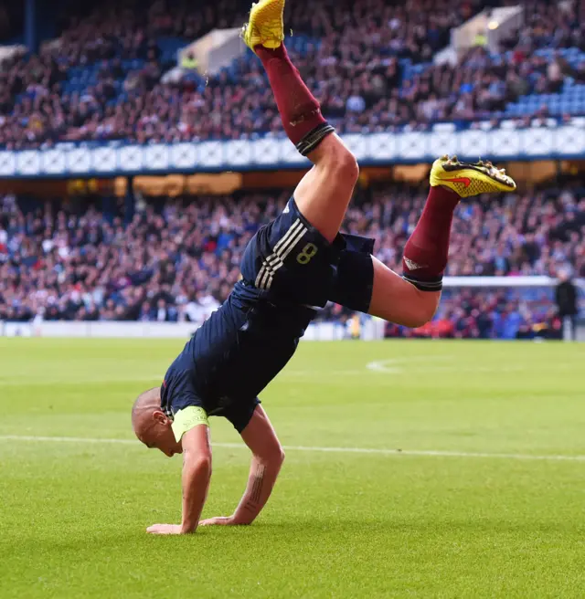 Scott Brown in action for Scotland against Georgia