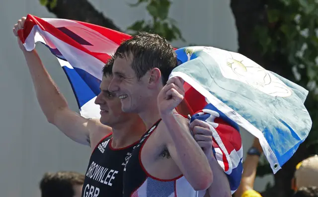 Jonny and Alistair Brownlee