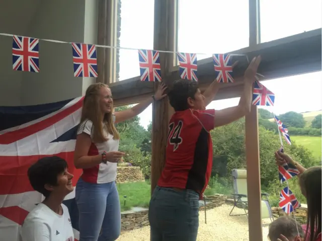 The village of Loddiswell in South Devon is gearing itself up for tonight's hockey