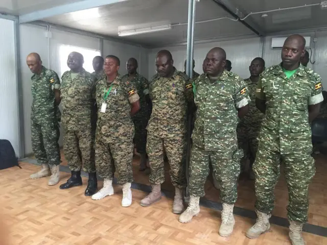 Ugandan soldiers on trial in Mogadishu, Somalia