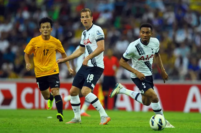 Harry Kane and Grant Ward if Tottenham Hotspur FC