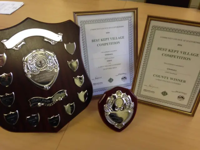 Trophies and certificates