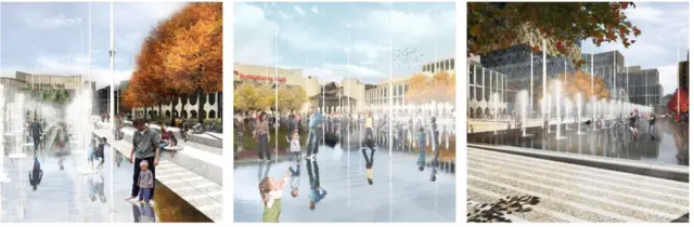 Artist impression of Centenary Square redevelopment