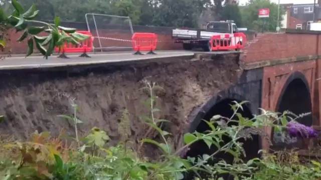 Bridge collapse