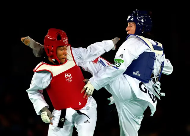 Bianca Walkden and Samantha Kassman competing in Rio