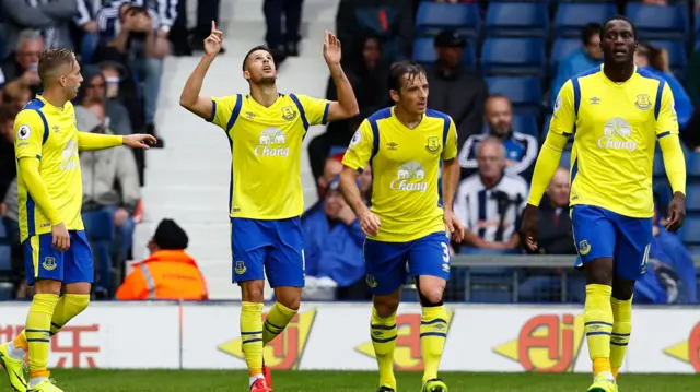 Kevin Mirallas celebrates