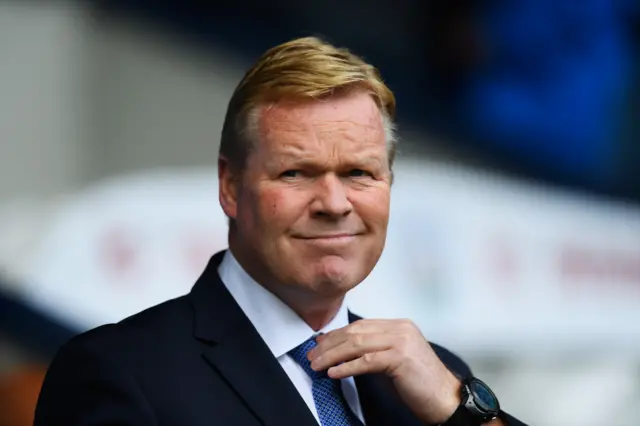 Everton manager Ronald Koeman