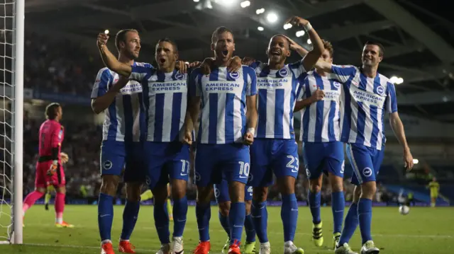 Brighton celebrate