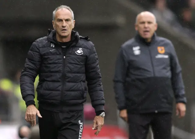 Swansea City manager Francesco Guidolin