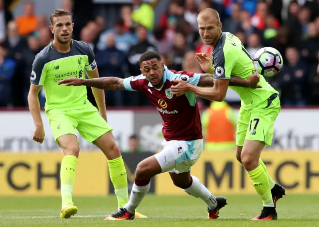 Andre Gray competes