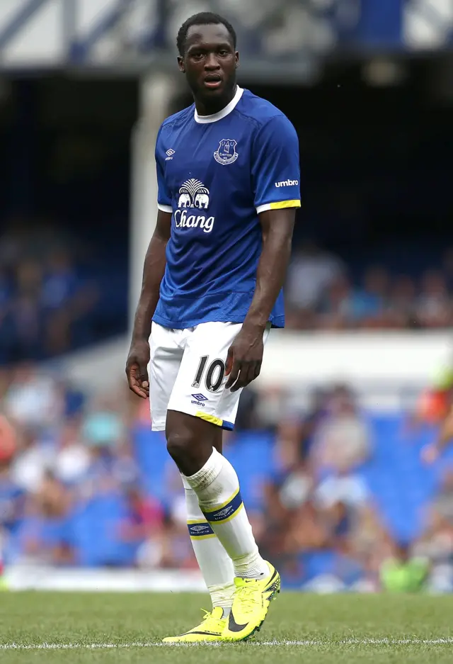 Everton's Romelu Lukaku