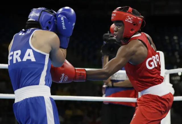 Nicola Adams (right) and Sarah Ourahmoune