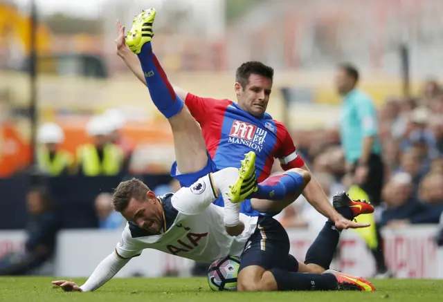 Scott Dann of Crystal Palace