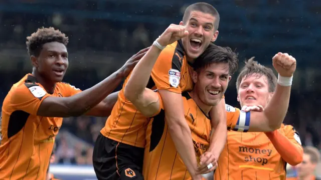 Wolves celebrate