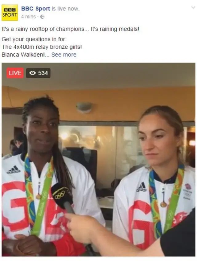 BBC Facebook live