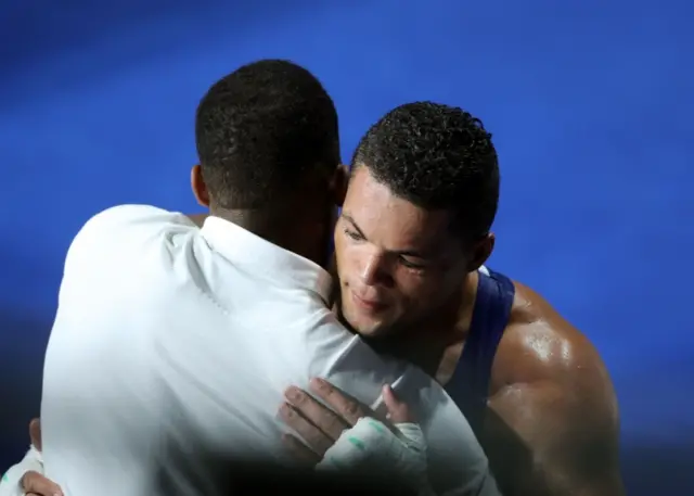 Anthony Joshua and Joe Joyce