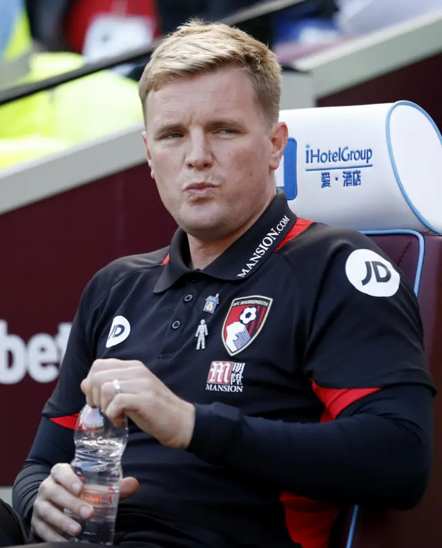 Bournemouth manager Eddie Howe