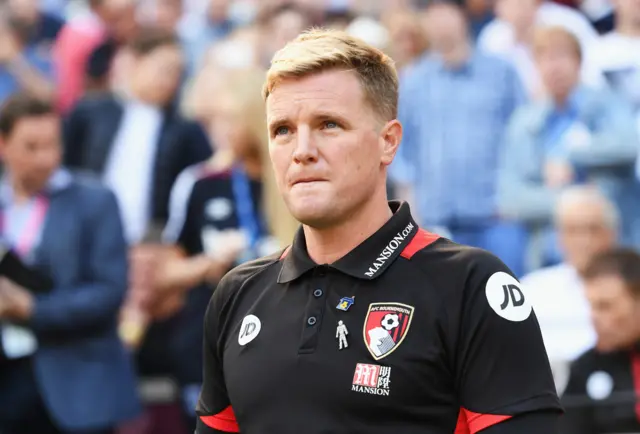 Bournemouth manager Eddie Howe