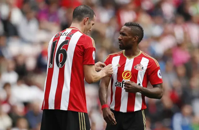 John O'Shea and Jermaine Defoe