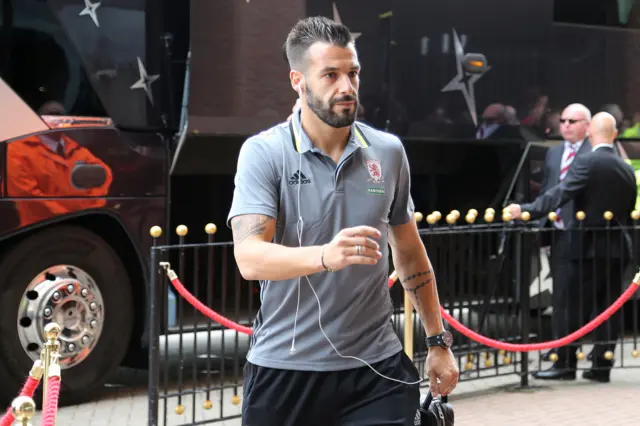 Middlesbrough's Alvaro Negredo