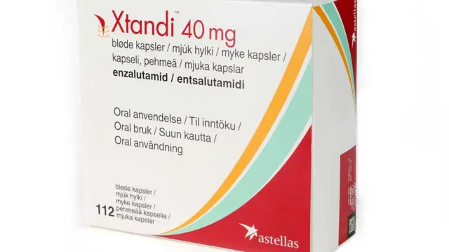 Packet of the drug Xtandi