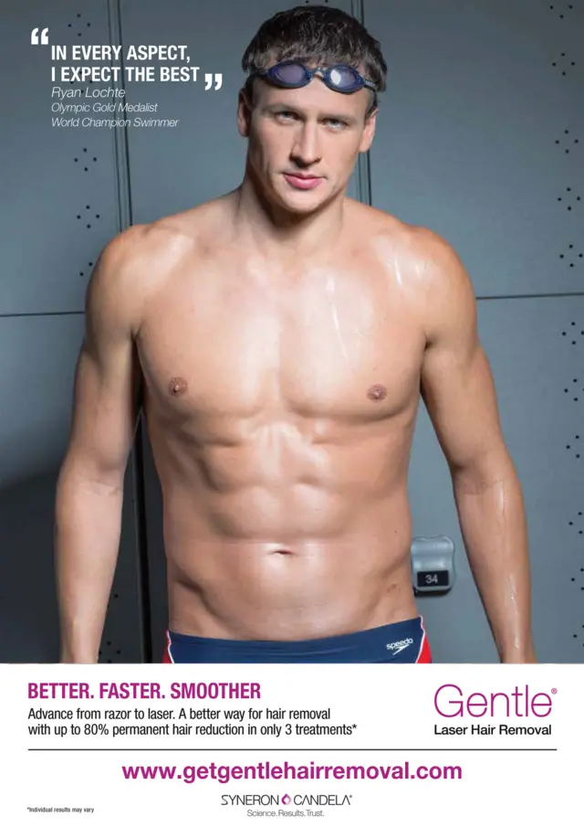 Gentle ad with Ryan Lochte