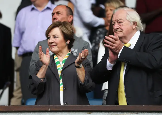 Delia Smith and Michael Wynn-Jones