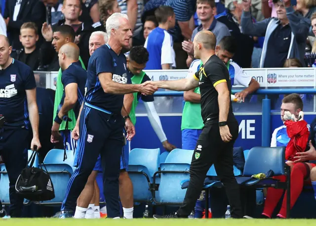 Mick McCarthy and Alex Neil