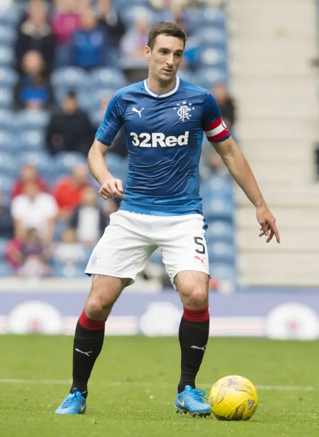 Rangers captain Lee Wallace