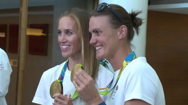 Helen Glover and Heather Stanning