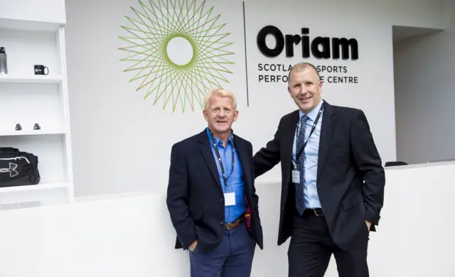 Scotland manager Gordon Strachan and SFA chief executive Stewart Regan