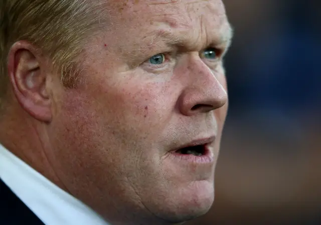 Everton manager Ronald Koeman